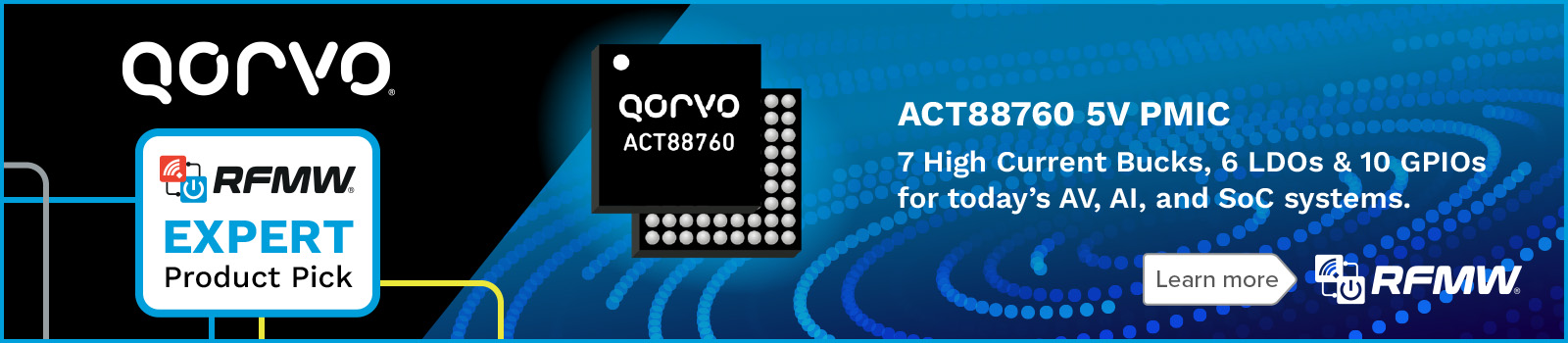 Qorvo - ACT 88760 5V PMIC at RFMW